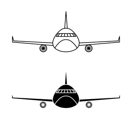 airplane vector design templateのイラスト素材