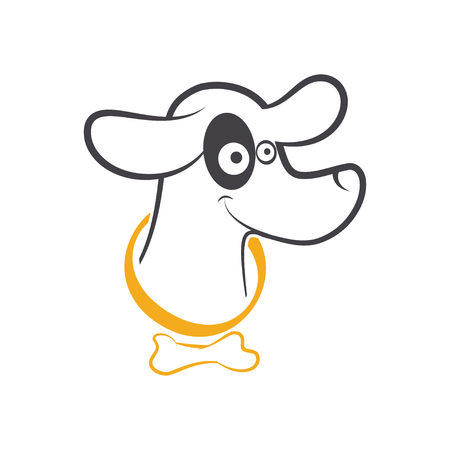 funny dog のイラスト素材