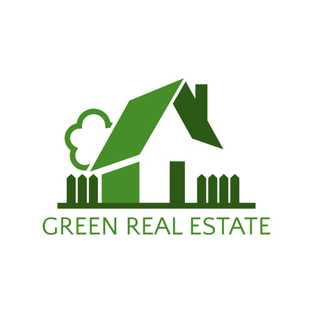 Icon house for real estate business. Vector illustrationのイラスト素材