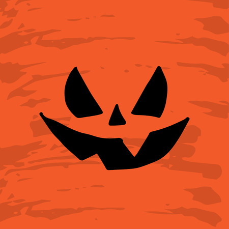 Art card for Happy Halloween.Design template for flyers, posters,ecards, invitations, brochures. Creative style. Vector illustrationのイラスト素材