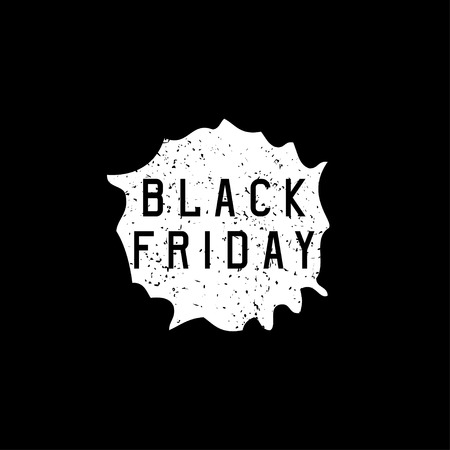 black friday sale holiday vector grunge illustrationのイラスト素材