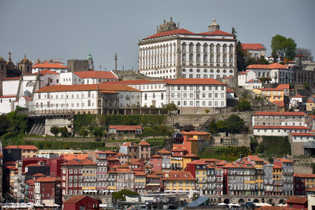 Porto, Portugal - March,28,2022:Porto, the old town of Portugal on the Douro river with traditional...