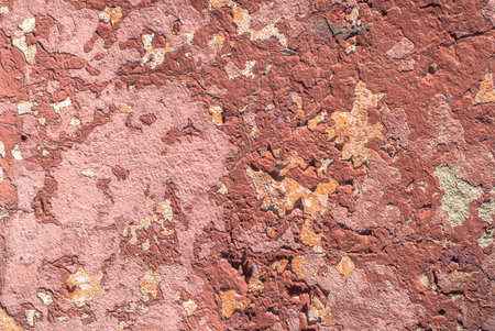 concrete wall with old plaster chipped texture background