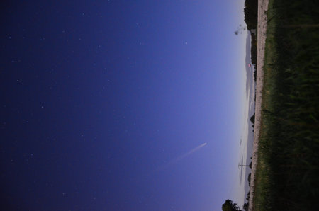Astrology photo Comet Tsuchinshan-ATLAS (C/2023 A3), Czech, Opava, Hnevosice, Silesia Region,