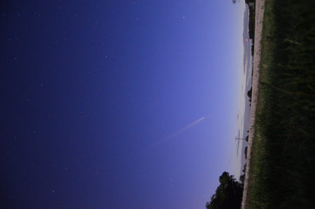Astrology photo Comet Tsuchinshan-ATLAS (C/2023 A3), Czech, Opava, Hnevosice, Silesia Region,