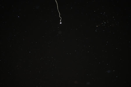 Night sky with stars and constellations. Stars in the night sky.