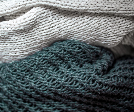 the warm texture of the fabrics close up, beautiful background