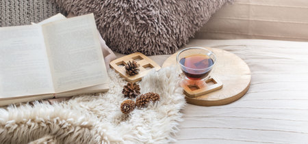 Home comfort, living room with sofa and interior details, homely atmosphere and comfort concept