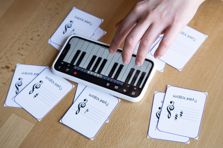 Learn music theory, solfeggio and sheet music with the piano app on your phone and educational...