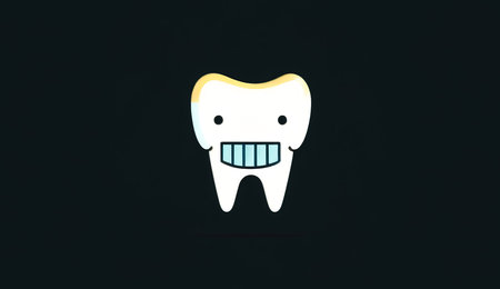 Stylish minimalist logo for dentistry, generative AI.の素材