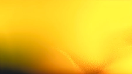 Abstract blurry smooth yellow background, generative AI.の素材