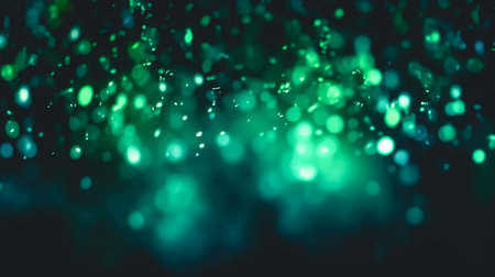 Abstract green background from a brilliant mosaic pattern, generative AI.の素材