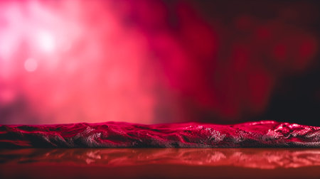 Abstract blurry smooth image of red color, generative AI.の素材