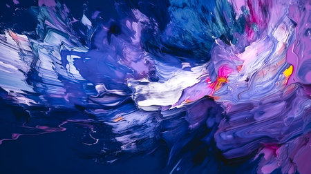 Abstract oil paint texture on canvas, background, generative AI.の素材