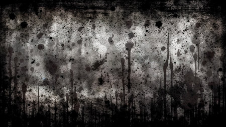 Abstract background texture of old concrete with black paint.の素材