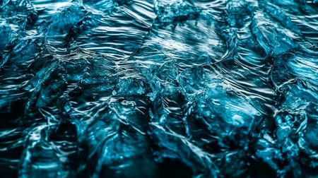 Dark blue textured water surface, sea background.の素材