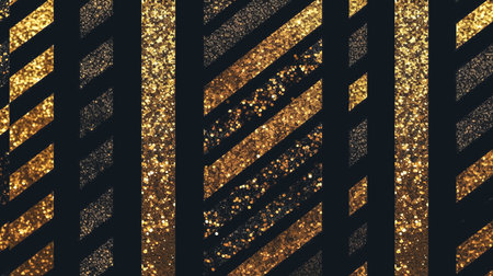 Wrapping paper design with golden decorative details for gift wrapping.の素材