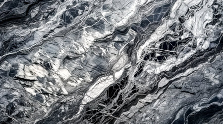 Texture of natural stone, black marble abstract texture background.の素材