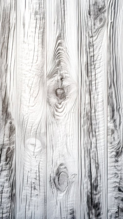 Vintage shabby white painted wood texture as background.の素材