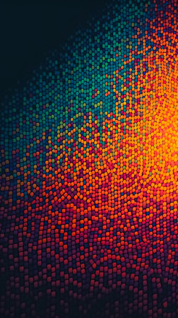 Abstract texture multicolored background of small colorful balls.の素材