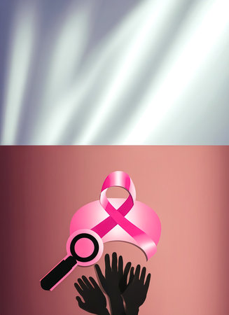 World cancer day poster design, generative AI.の素材