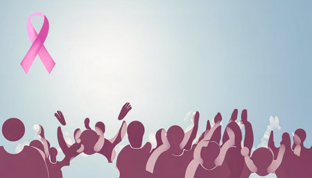 World cancer day poster design, generative AI.の素材