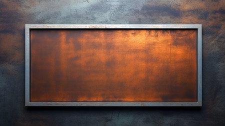 Texture dark bronze geometric background, framed rectangle.の素材