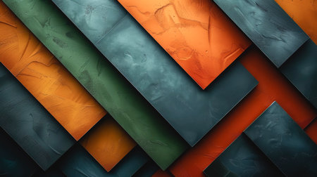 Abstract modern colorful background with geometric shapes.の素材