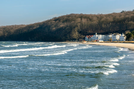 Sea waves. Beach. Sea background. Background with seashore.の写真素材