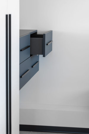 Clean space. Floating unit. Open section.の写真素材