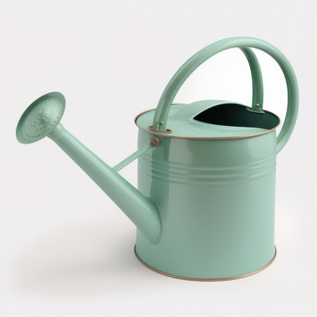 Watering can on a white background. 3d render. Isolatedの素材