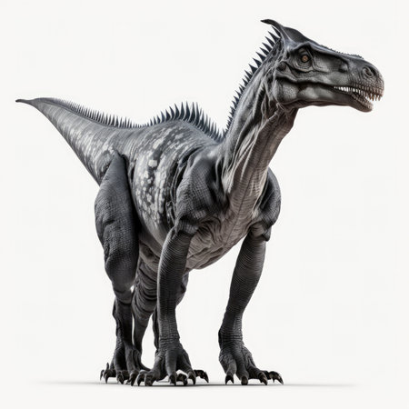 Dinosaur Diplodocus on white background. 3D illustrationの素材
