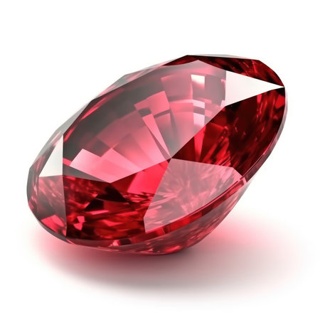 high quality diamonds (high resolution 3D image) red sapphireの素材