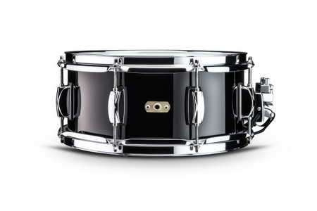 Drum kit isolated on white background. 3d render image.の素材