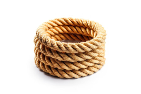 rope isolated on white background. photo icon for your web site designの素材