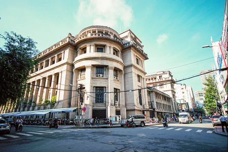State Bank Of Vietnam, Ho Chi Minh cityのeditorial素材