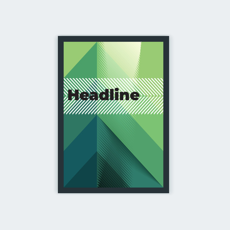 Template design for vertical abstract cover A4 with place for text. For the design of a booklet, a poster, leaflets, books.のイラスト素材