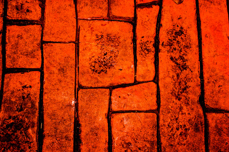 Grunge dark brick background and textureの写真素材