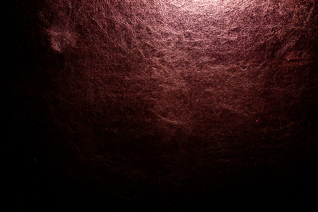 Old vintage dark brown leather background and texture; for horror haunted house game or scary Halloween posterの写真素材