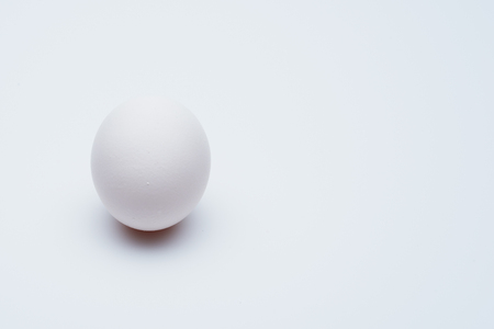 egg on white backgroundの写真素材