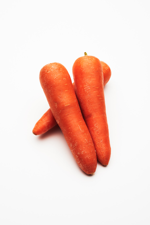carrots on whiteの写真素材