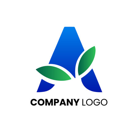 Abstract letter ''a'' logo design template, Logo template design, A abstract logo designのイラスト素材