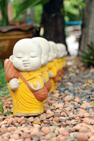 Junior Monk statueの写真素材