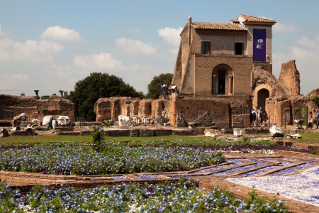 House of Livia at the Palatine Hill in Romeのeditorial素材