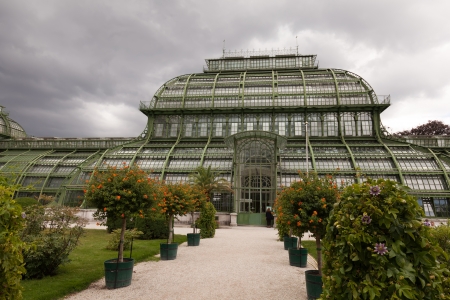 The Wustenhaus Schonbrunn (Schonbrunn Desert House) is a desert botanical exhibit in Vienna, Austria. It is located in the Sundial House, which was built in 1904  in the Schonbrunn Palace Park.のeditorial素材