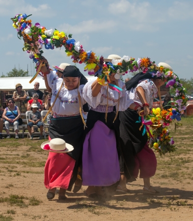 Ketchuan Dancers at the Powwow Native American Festival at Floyd Bennett Field on June 2, 2013 in Brooklyn, NY. The festival attracts over 500 Native American artists, singers and dancers.のeditorial素材