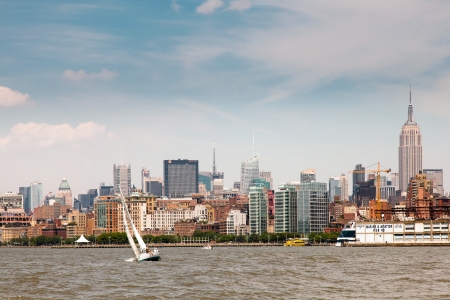 Panorama of midtown Manhattanのeditorial素材