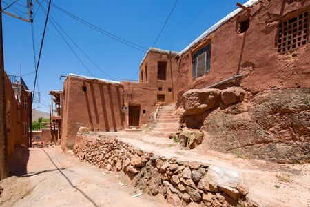Mountain village Abyaneh in central part of Iran.の写真素材