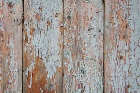 old painted wall of wooden planksの写真素材