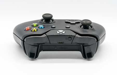 Bangkok, Thailand - Jan 18, 2018: Microsoft Xbox Controller, Game console by Microsoft....